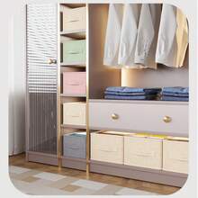 Fabric Drawer Organizer Boxes, Multilayer Clothes Storage Bins, Wardrobe Divider Containers For Clothing, Pants, Home Use