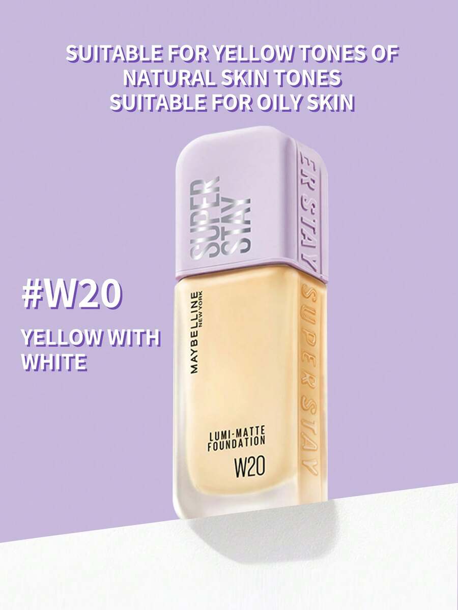 Maybelline S SUPERSTAY LUMI MATTE FOUNDATION W20, 35ML