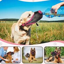 宠物狗透气网状口套，防咬，防吠，防咬面罩 - 彩色 - 查看 5