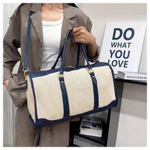 定制字母旅行行李袋，大容量手提包，托特包，适用于妇产医院、健身房、帆布、多功能、多用途、大容量、轻便、功能性强、实用，适用于宿舍、教师、男孩和女孩、青少年、初中生、中学生、高中生、大学生、大学生、大一、大二、低年级学生、精致浪漫、箱包和行李箱、定制旅行包