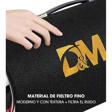 Parlante amplificado para carro,Fieltro de papel + material de carcasa de panel de madera,robusto y con textura,resistente al desgaste anti-caída,aspecto elegante y atmosférico.8 pulgadas subwoofer audifonos bluetooh,bocinas de bluetooth al aire libre de fiesta grande,equipado con mando a distancia y asa, fácil de transportar. Potente sonido de alta potencia, graves profundos y agudos nítidos, creando una experiencia auditiva envolvente, ya sea en una fiesta familiar o escuchando música al aire libre, ofrece un sonido impresionante. Bluetooth cómodo, conexión estable y emparejamiento rápido, para disfrutar fácilmente de la música inalámbrica. Con batería, larga duración, ideal para uso prolongado al aire libre, como acampadas, picnics, actuaciones callejeras y otras ocasiones. Compatible con Bluetooth, radio FM, tarjeta TF, USB y entrada de audio.DM-809BT - Negro - Ver 11