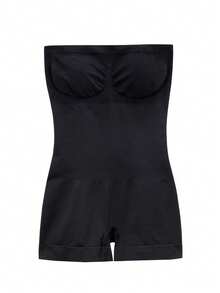 Plus Size Women Seamless Slimming Bodysuit With Arm Shaping