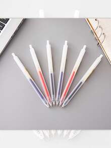 8 piezas Bolígrafos transparentes para planificador, con Body transparente y recambios de varios colores, adecuados para diseño de planificadores y codificación por colores. Ideal para entusiastas de los planificadores para crear capas refrescantes y un diario de planificador minimalista. Un gran regalo para estudiantes, maestros, colegas y amigos para cumpleaños, fiestas y estética minimalista.