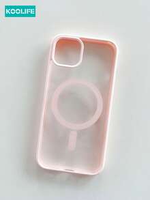 1pc Acrylic Magnetic Wireless Charging Anti-Drop Slim Candy Color TPU Edge Phone Protective Case Compatible With IPhone 17 ProMax/17/17 Pro/17 Air/16/16 ProMax/16 Pro/16/15/15 Pro/15 ProMax/15 Plus/14/13/12/11