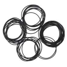 Ring Watch Gasket, Rubber Seals Waterproof Watch Back Set Sealing Repairing Cover Elastic Black Accessories Replacement Washer Round Flexible Repair Parts Tool For Watchmakers Workers