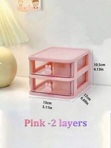 Hộp đựng trang sức màu trắng và hồng, nhiều màu/nhiều tầng/2 tầng/3 tầng/4 tầng, thích hợp cho gia đình, bàn làm việc, đựng đồ nhỏ, ngăn kéo, hộp đựng đồ màu hồng dành cho phụ nữ và trẻ em, phụ kiện tóc. - Nhiều màu - Xem 14