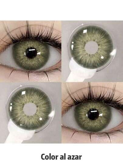 1 par 3 pares 10 pares de lentes de belleza lentes de contacto de color maquillaje de ojos lentes de contacto anuales suaves lentes de belleza suaves regalo de caja de pupilas de belleza y pinzas Halloween fiesta cosplay maquillaje disfraces accesorios para eventos