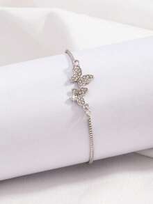 1pc Fashionable & Delicate Golden Lucky Clover Bracelet For Women, Suitable For Daily Wear, Best Summer Gift For Friends - Style 5 - View 3