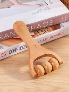 按摩手滚轮人体工学足部按摩器按摩用品颈部按摩器手持按摩器穴位按摩器工具肌肉按摩器滚轮背部木制全身按摩球 1 件冰面滚轮，冰面滚轮用于缓解面部和眼部浮肿，面部按摩器轮廓和增强皮肤护理和光泽，学校，返校，旅行，旅行必需品，家庭必需品，水疗，按摩工具，按摩，按摩器，水疗 - 棕色 - 查看 5