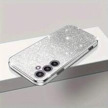 高品质亮面手机壳，兼容三星 Galaxy S25/S24/M54/F54/S24Plus/S24Ultra/S24FE/-S921B/DS/U/W/N/E/S9280/S9260/S721U1/M546B/DS，时尚防震高品质亮面纸质手机壳，兼容红米 Note 14/13/A54321，兼容 Infinix Note 50/40/30/20/12，国际版，非国内版 - 銀 - 查看 3