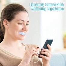 Blue LED Light Teeth Whitening Accelerator - Home & Travel Teeth Whitening Accessories - White - View 6