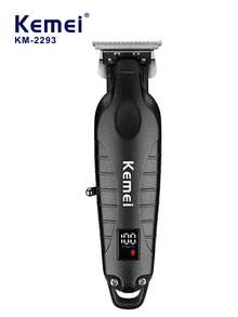 Kemei KM-2293 Professional Wireless Hair Clipper For Barbers, 0mm Zero-Gap Hair Trimmer, Professional Electric Hair Clipper, Men's Shaver, Beard Trimmer, T-Blade Hair Cutting Machine, Suitable For Barbershop Salon Equipment, Gift For Men