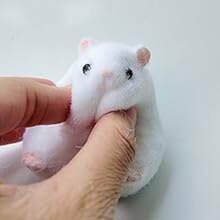 Handmade Hamster  Toys Ultra Soft Squishy Fidget Toys Squeeze Toys For Stress Relief (Hamster Yellow) - 1 cái - Xem 10