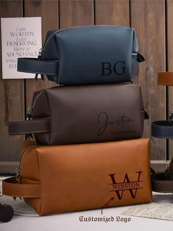 Engraved Men's Toiletry Bag, Personalized Leather Travel Kit, Groomsmen Gift, Anniversary Gift,Travel Toiletry Bag,Leather Accessory For Him Leather Toiletry Bag, Groomsmen Gifts, Leather Dopp Bag, Gift For Dad, Gift For Him, Anniversary Gift, Men's Travel Bag, Leather Dopp Kit, Monogram Wash Bag, Leather Accessory, Gift For Husband, Best Man Gift