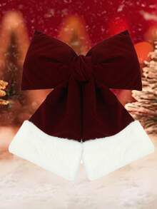 1 buc. Crăciun de pluș cu fundă, artizanat, scenă de decor, recuzită, pandantiv pentru brad de Crăciun, decorațiune de Crăciun pentru curte, decorațiuni pentru casă, decorațiuni de Crăciun, decor pentru cameră, decorațiuni de Crăciun de iarnă, cadouri de Crăciun pentru casă, decor de Crăciun - Multicolor - Vizualizare 9