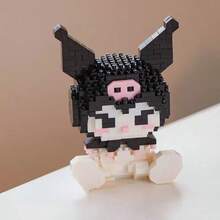 400 块 Sanrio Hello Kitty、My Melody、Cinnamoroll、Pompompurin、Black Cat 卡通人物积木 - 收藏品，完美的生日礼物 - 室内装饰，可爱卡通积木拼图玩具，动漫人物积木礼物 - 彩色 - 查看 14