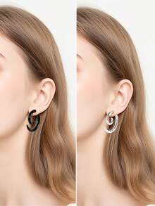 1PC Punk Stainless Steel Snail Spiral Ear Taper Flesh Tunnel Ear Stretcher Ear Nose Expander Stretching Ear Plug Ear Gauge - 1 Piece Of Spiral Ear Expansion - View 3