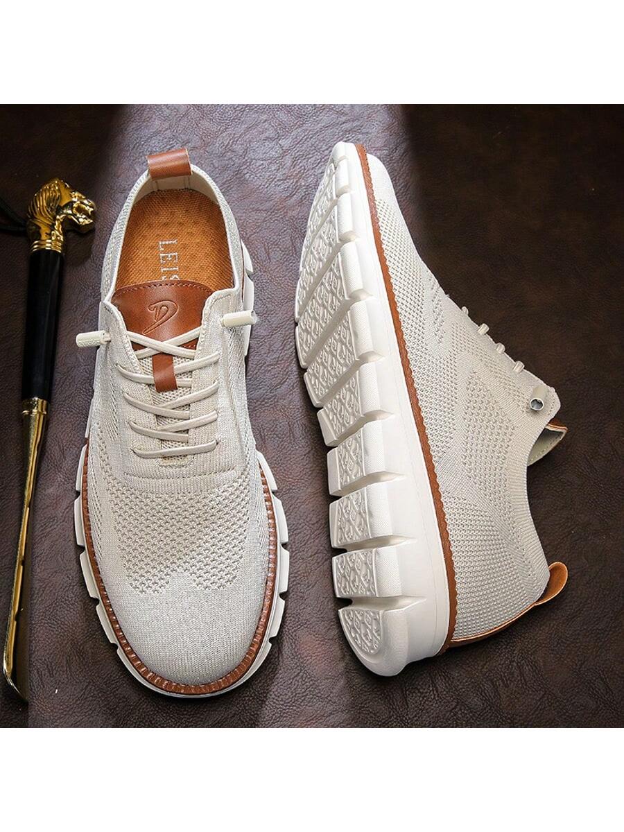 Men's Casual Breathable Hollow-Out Sports Sneakers For Daily Wear