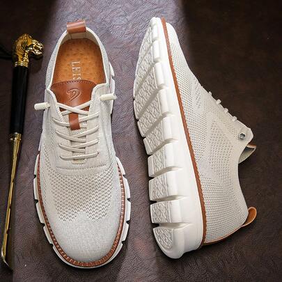 男士休闲透气镂空运动鞋，适合日常穿着