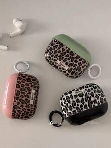 Leopard Print Pendant Suitable For  4 Protective Case,  Pro 2nd Generation Protective Case,  3 Silicone Case,  2 Wireless Bluetooth Earphone Box, Anti-Drop Earphone Cover For Women - 彩色 - 查看 2