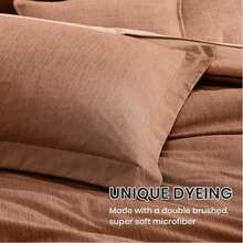 Comforter Set - 7 Pieces Bed In A Bag Queen Bedding Sets With Comforter, Sheets, Pillowcases & Shams, Reversible Bedding Comforters Sets - Lá mùa thu - Xem 5