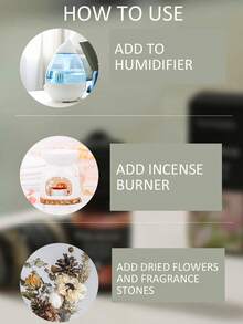 10ml wasserlösliches Aromatherapie Ätherisches Öl, Raumduft für Zuhause/Schlafzimmer/Auto, wasserlöslich für Luftbefeuchter, Diffuser, Duftsteine, enthält Jasmin, Rose, Sandelholz, Lavendel, Zitrone und über 10 Düfte