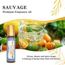 1瓶10毫升/0.33液盎司EUQEE香氛精油滚珠瓶，适用于身体香氛、约会、散发魅力，持久留香，包含白麝香、椰子香草、乖乖女、沉香木、香草麝香、天使、S@Auvag、璀璨水晶、性感炸弹、琥珀浪漫、Jador、草莓、樱桃、清新亚麻、泡泡糖、海风等香型。