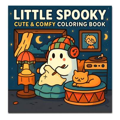 GDTME ¡Libro para colorear de Pequeños Fantasmas! ¡Compra uno y llévate otro gratis! Este nuevo libro para colorear de 24 páginas con temática de Halloween y un libro para colorear mini, impresos por un solo lado, son el regalo perfecto para el regreso a clases, Halloween, Navidad y otras festividades. También fomentan el vínculo entre padres e hijos, alivian el estrés, mejoran la concentración y te mantienen alejado del teléfono. ¡Agrega diversión a tu familia! (Incluye un libro para colorear mini adicional con temática de Halloween como bono)