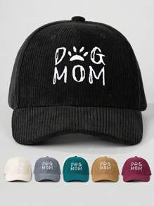 1 件可调节户外刺绣“狗妈妈”棒球帽，休闲防晒帽适合春秋季节、旅行、时尚百搭、男女通用 Y2K 风格太阳帽 - 棒球帽 - 查看 17