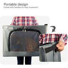 2025 New Arrival:DONGCY Haustier-Trockenbox Tragbar Trockenbox für Haustiere ​ Haustierkäfig Haustier Atmungsaktiv für Haushalt Katzen und Hunde KanincheParent-