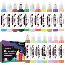 18-Color Candle Dye Pens 15ml | 3-In-1 For Candles, Fabric & Glass | Vibrant Colors & Strong Adhesion - Multicolor - View 9