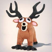 森林里的99个夜晚鹿毛绒柔软填充动物玩偶毛绒玩具适合儿童男孩和女孩 - 彩色 - 查看 4