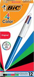 BIC 4-Color 3+1  Ballpoint Pen With Red, Blue,  Ink And 0.7 Mm Mechanical Pencil, 1-Count In Assorted Ink - 原來的 - 查看 1