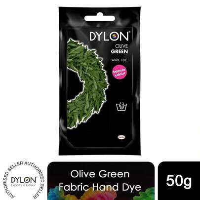 Dylon Hand Fabric Dye Sachets 1 Pack 50g Each For Clothes, Home Textiles, Soft Furnishings, Easy To Use For Customising And Refreshing Fabrics At Home