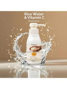 米水维生素C洗发水迷迭香生物素姜根洗发水护发-顺滑亮泽深层清洁-头发变黑夏秋季洗发可防止头发干燥使头发顺滑并解决头发毛躁 - 1 件洗髮精 - 查看 7