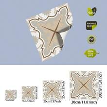 20 Stücke Mandala Muster Küchenrückwand Aufkleber, PVC wasserfeste Wandaufkleber, 30 x 30 cm, geeignet für Küche, Balkon, Spüle, Badezimmer und Esszimmer Dekoration