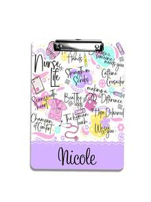 Personalized Nurse Clipboard-32 Styles,Nurse Gift, Nurse Appreciation Gift, Gift For Nurse, Personalized Clipboard, Custom Clipboard,Nurse Day,Office Decor ,Festival Blessing - Multicolor - View 28
