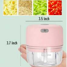 Elektryczna prasa do czosnku, Mini przenośny młynek do czosnku, Robot kuchenny 100 ml/250 ml/100+250 ml, Siekacz do czosnku ładowany przez USB, Blender do warzyw, Obieraczka do czosnku, Prasa do czosnku, Siekacz do czosnku, Prasa do czosnku, Dom, Kuchnia, Kemping, Niezbędnik w podróży, Boże Narodzenie, Halloween, Święto Narodowe i inne świąteczne niezbędniki, Akcesoria kuchenne, Pomoc w przechowywaniu i organizacji, Artykuły gospodarstwa domowego - Wielokolorowe - Zobacz 18