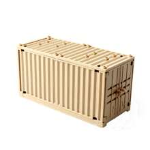 1PC军事系列容器积木模型收纳盒配套小颗粒积木拼装玩具