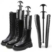 1pc/2pcs/4pcs Boot Shaper, Over-The-Knee Shoe Holder, Shoe Tree Support, Storage Rack, Women Boot Shaper, Boot Rack - Black - View 1