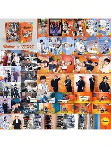 124pcs/92pcs/55pcs JIMIN V J-HOPE RM JIN Lomo Cards, Double-Sided High Definition Photo Cards, Merchandise Cards, Collectible Cards, Valentine's Day Gift, Small Gift, Popular Group Fansite Cards - Multicolor - View 39