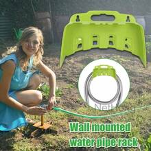 Convenient Water Hose Storage Rack Wall Mounted Water Pipe Holder Hosepipe Stand - Green - View 3