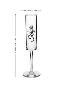 Braut-Party Weingläser, Champagner-Kelche, Acryl-Champagner-Gläser, Brautjungfer, Braut, Trauzeugin, Mutter der Braut, Party, Geburtstags-Dekoration, Multifunktional, Wiederverwendbar, Ornamental, Klebend, Exquisit, Stilvoll, Süß, Weich, Farbig, Cartoon, Individuell, Personalisiert, Einzigartig - Mehrfarbig - Übersicht 8