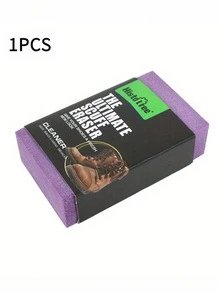 1 Piece Of Heavy Duty Suede And Cowhide Leather Shoe Polish - Quick Stain Removal Cleaner For Sneakers, Boots And Leather, No Water/Soap Required, No Damage To Pigment Material, Care For Exquisite Colors - Essential Cleaning Tools For Footwear, Ergonomic Design, Moisture-Absorbing And Sweating Fabric