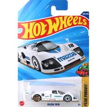 Hot Wheels 玩具车 1:64 比例车辆，可玩耍或展示，模具 25P/25M/25E 铸造汽车收藏仿真玩具标致汽车模型合金跑车批量蝙蝠船 W1 日产 Skyline 梅赛德斯奔驰科尼赛克摩托车合金 C4982 小型车 GTC 收藏爱好者男孩礼物玩具车模型 1 件