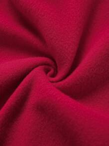 Customized Women's Sports Sweatpants - Customized Fleece And Thickened Pants, Add Your Text, Choose Font And Color, Sweatpants Customization, Custom Autumn And Winter Special Sports Pants, Design Your Own Personalized Pants As A Gift For Girlfriend, Family, Yourself, Anniversary, Festival, Etc. Customized Gifts, Customized Pants, Customized Text Pants, Women's Pants - Burgundy - View 6