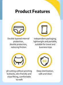 5条装一次性内裤女士产后产后防恶露裤无菌独立包装方便出行