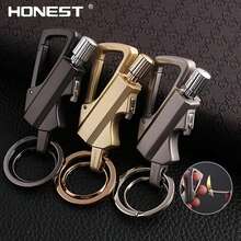 Permanent Match Infinity Lighter With Multitool Keychain Bottle Opener, Reusable Waterproof Match Strike Anywhere, Forever Flint Fire Starter For Outdoor Survival, For Men Multi-Functional - 黑色 - 查看 3