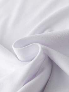 2 pcs Conjunto casual de 2 piezas de camiseta de manga corta con estampado animales de mar, playa y pantalones cortos a rayas para mujer en verano - Blanco - Ver 4