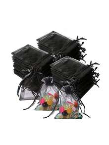 100/50/10/1件套，随机颜色珠宝收纳袋，返校季 - 彩色 - 查看 10